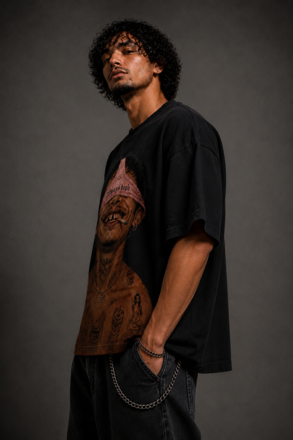 Born Broke Graphic Tee- Black
