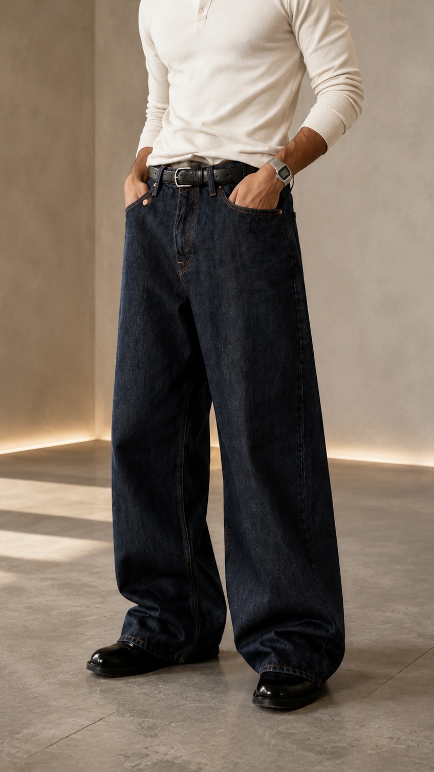 Midnight Drift Baggy Jeans
