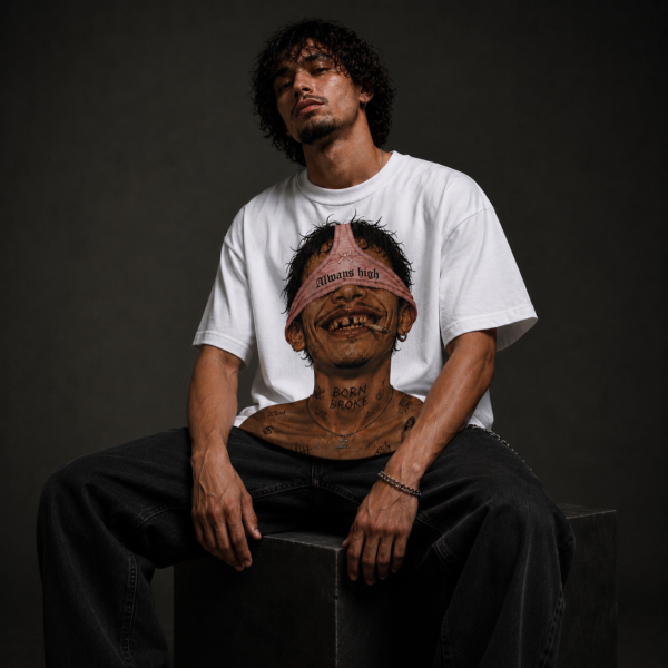 Born Broke Graphic Tee off-white