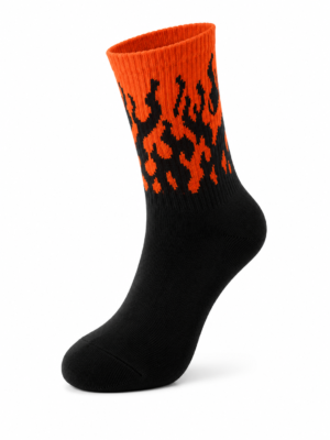 09BA1CA8-0AB8-48DF-88AA-0271B063EC0F.png Inferno Blaze Socks – Black & Orange | Special Edition