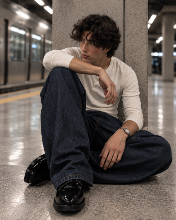 Midnight Drift Baggy Jeans