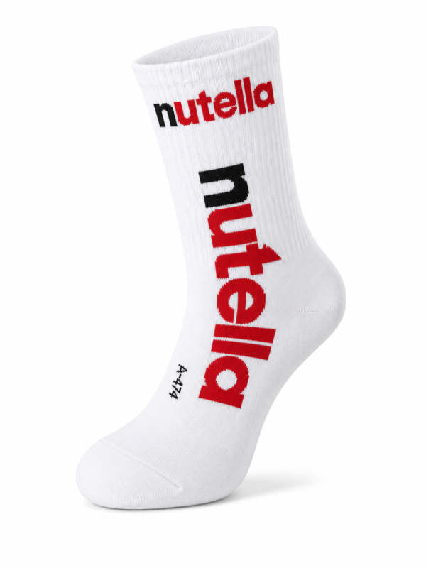 6778195D-42D0-4EC4-AFE3-EA1F595B6893.png Nutella Icon Socks – White | Special Edition