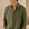 Untitled-design-1.png Lenin shirt grass green