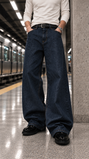 Midnight Drift Baggy Jeans