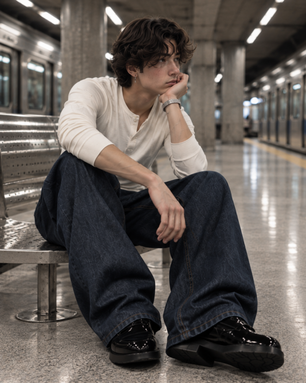 Midnight Drift Baggy Jeans