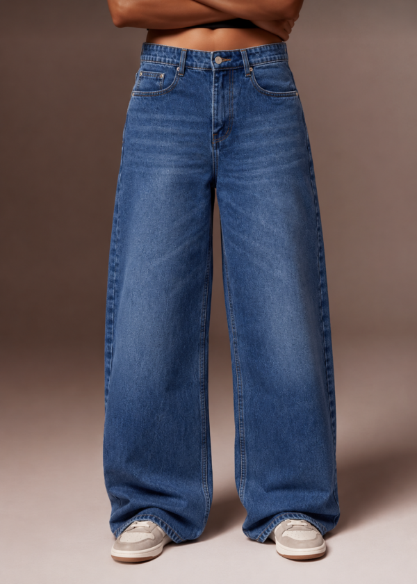 Sky Fade Wide-Fit Denim Jeans