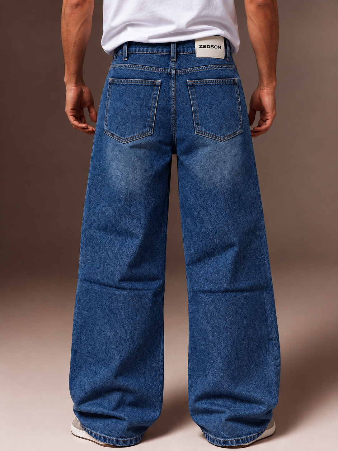 Sky Fade Wide-Fit Denim Jeans - Image 2