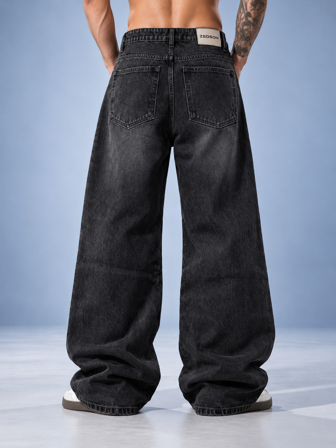 Blackout Wide-Fit Denim Jeans - Image 2