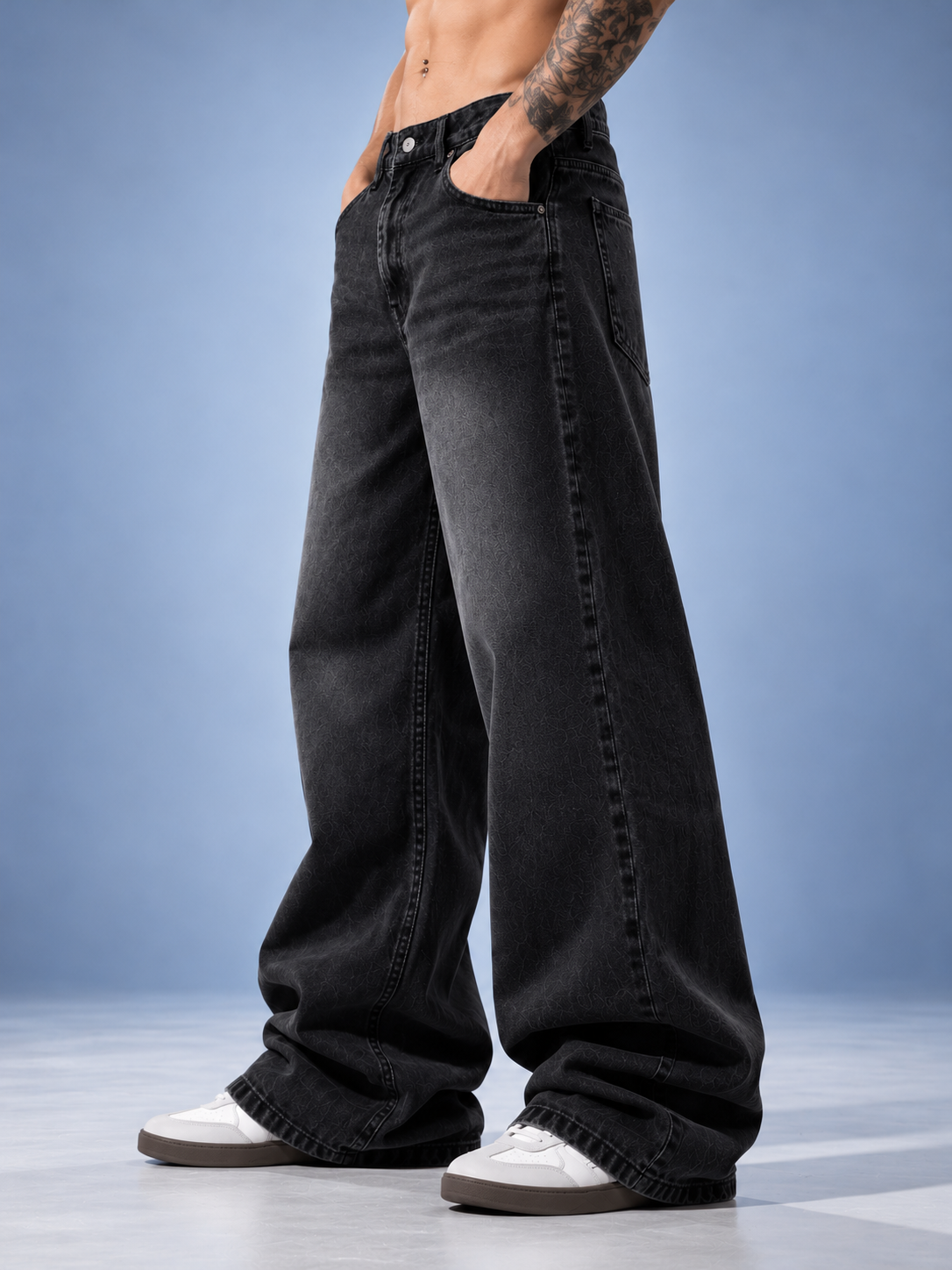Blackout Wide-Fit Denim Jeans - Image 3