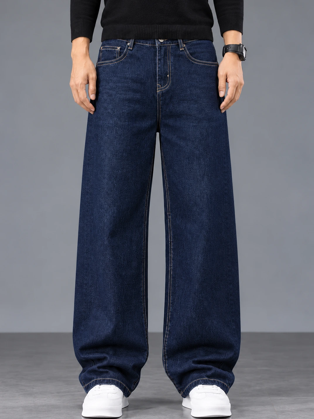 Midnight Drift Wide-Fit Denim Jeans